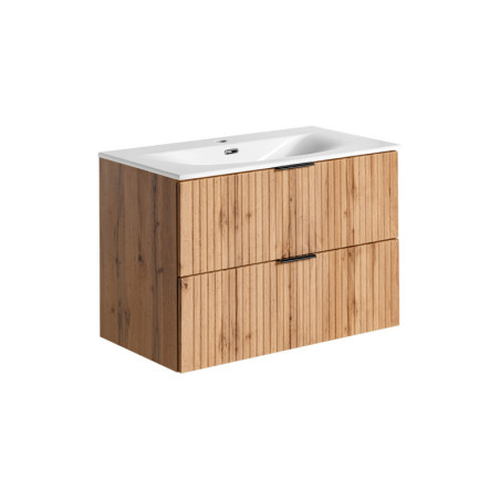 Meuble vasque à encastrer 80 cm - Georgia Oak