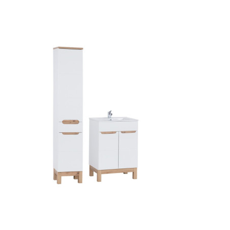 Ensemble de salle de bain 60 cm avec 3 éléments - Cintra White