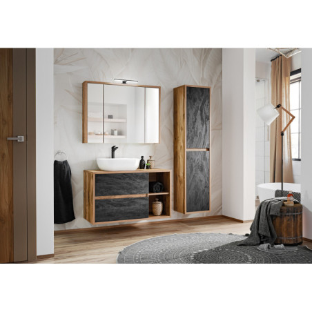 Ensemble complet de salle de bain 100 cm - 4 éléments - Set 1 - New York