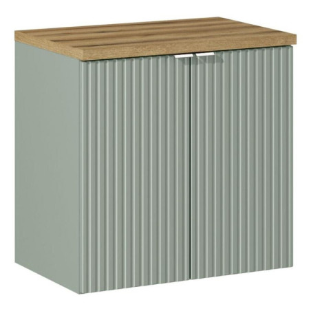 Meuble sous vasque 60 cm - A portes - Vert Roseau