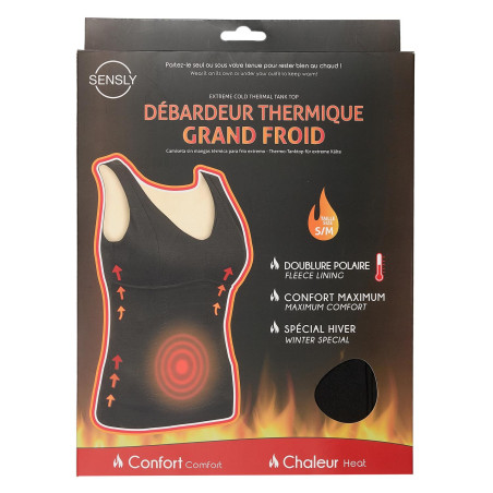 Débardeur thermique - Noir - Taille L/XL