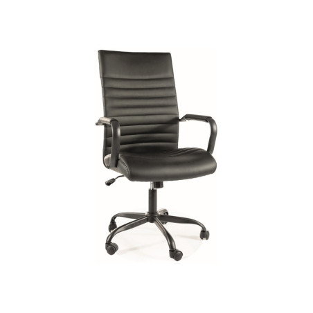 Fauteuil de bureau "Q-306" - Noir - l 58 x H 106 cm