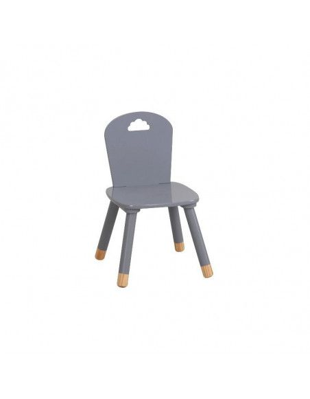 Chaise pour enfants - Nuage - 30 x 50 x 30 cm - Gris