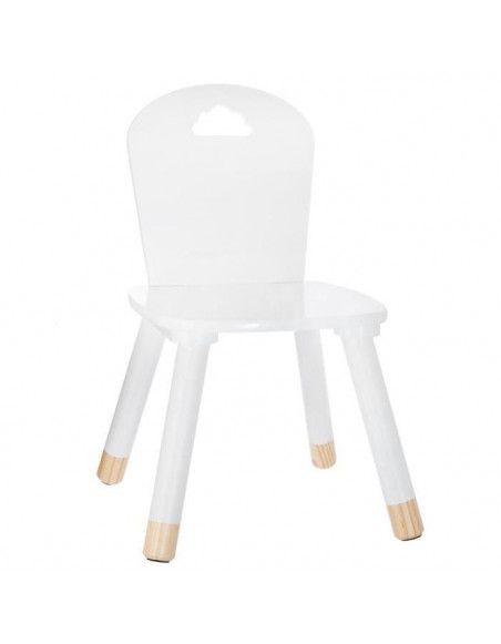 Chaise pour enfants - Nuage - 28 x 50 x 28 cm - Blanc
