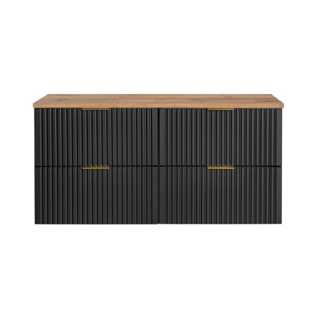 Ensemble meuble sous vasque 120 cm - Georgia Black