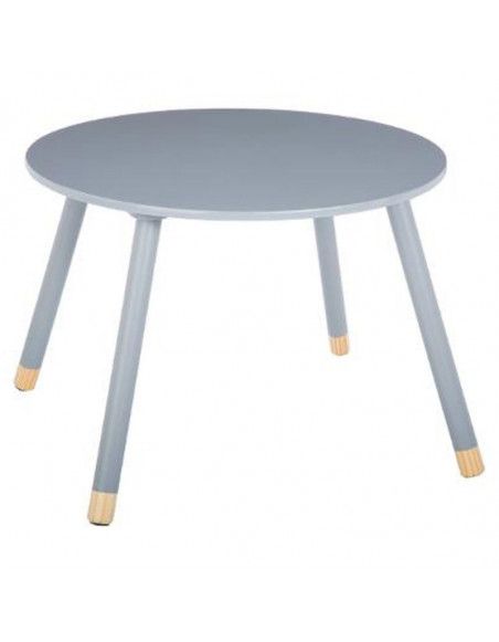 Table pour enfants - Douceur - 60 x 60 x 43 cm - Gris