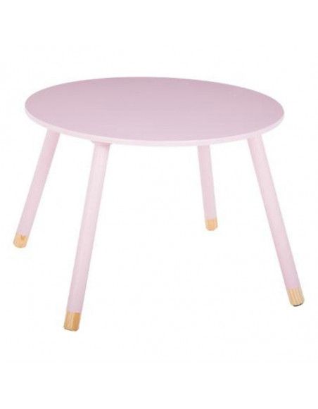 Table pour enfants - Douceur - 60 x 60 x 43 cm - Rose