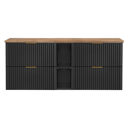 Ensemble meuble sous vasque 140 cm - Georgia Black