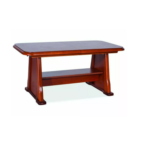 Table basse extensible "Beata" - Marron chataigne - L 130 x l 67 x H 60 cm