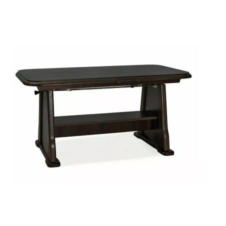 Table basse extensible "Beata" - Marron wengé - L 130 x l 67 x H 60 cm