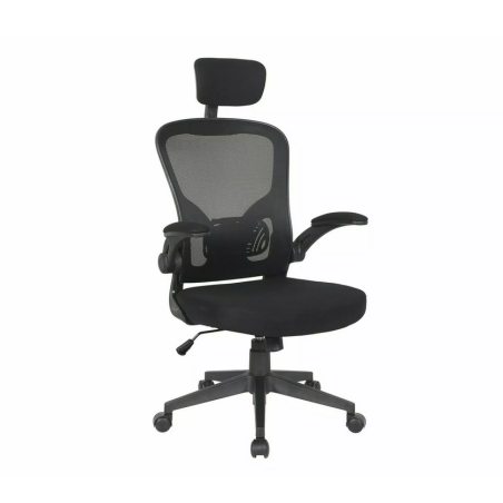 Fauteuil de bureau "Q-060" - Noir - l 66 x H 116 cm