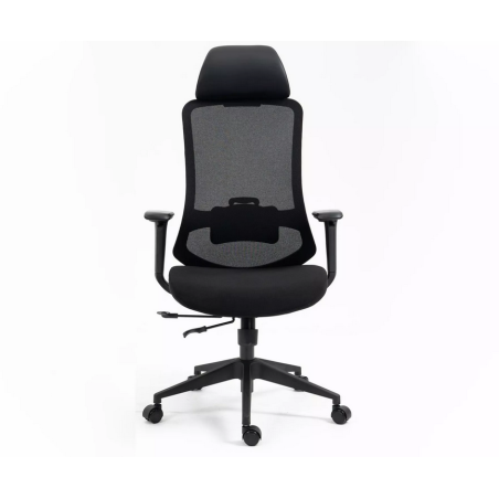 Fauteuil de bureau "Ergon" - Noir - l 64 x H 112 cm