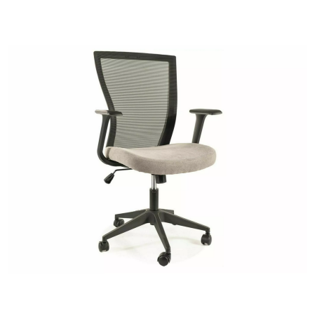Fauteuil de bureau "Q-328" - Noir/Gris - l 62 x H 97 cm