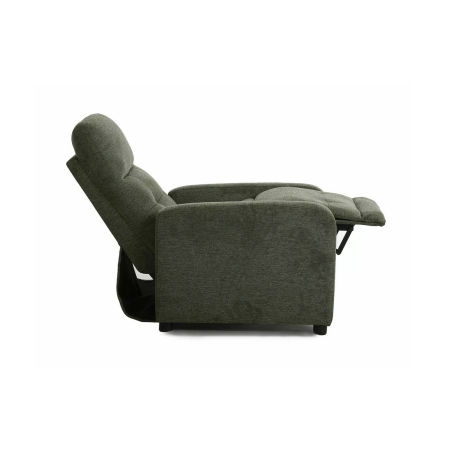 Fauteuil inclinable en tissu "Otus" - Brego - Vert olive - l 66 x H 100 cm