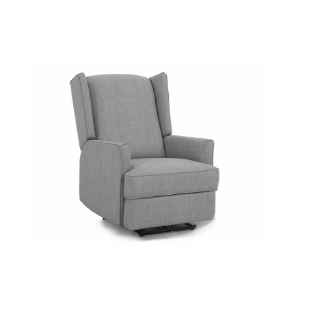 Fauteuil inclinable en tissu "Uranos" - Gris - l 75 x H 104 cm