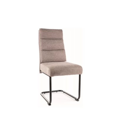 Chaise en tissu "Berry" - Brego - Beige - l 44 x H 97 cm