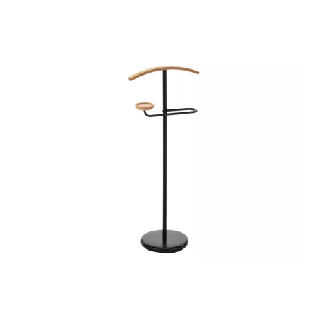 Porte-manteaux "Albin" - Noir/Beige - H 105 cm