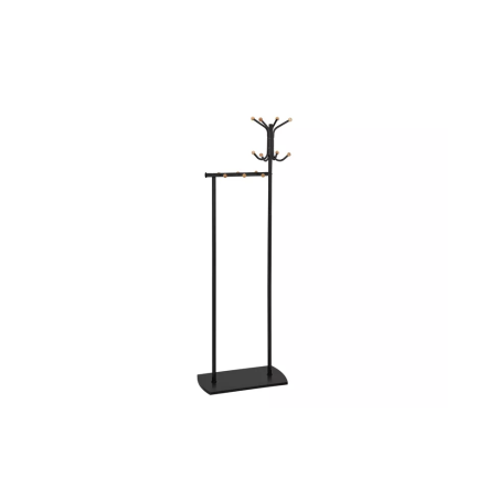 Porte-manteaux "Simon" - Noir/Beige - H 177 cm