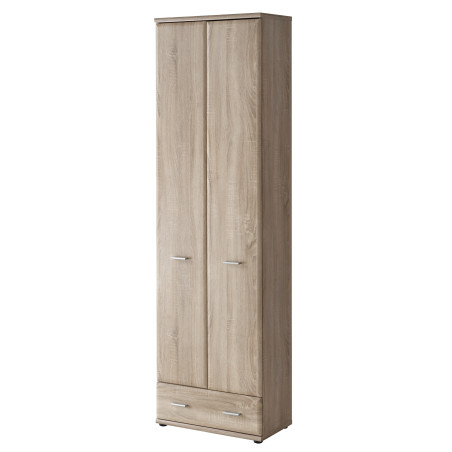 Armoire-penderie - ARMARIO - 60 cm x 203 cm x 32 cm   - Chêne