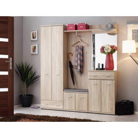 Penderie "Armario III" - Beige - L 180 x H 203 x P 32 cm