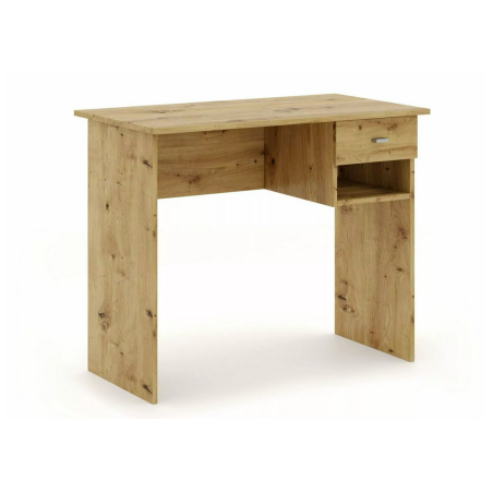 Bureau "B-011" - Beige chêne - L 90 x l 50 cm