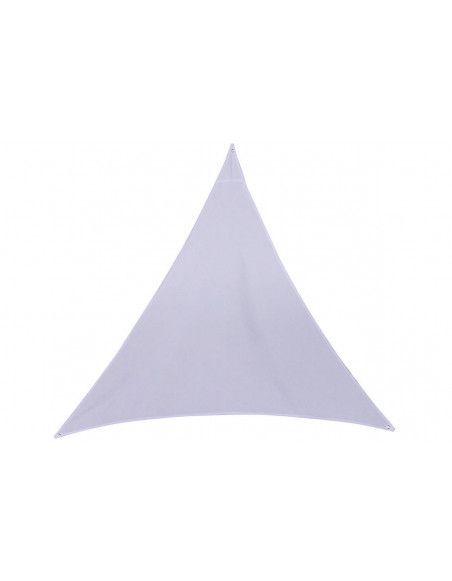 Toile solaire triangle "Anori" - 300 x 300 x 300 cm - Polyester - Blanc