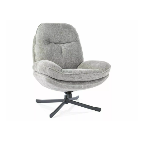 Fauteuil en tissu "Harper" - Vert - l 77 x H 101 cm
