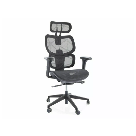Fauteuil de bureau "Devon" - Noir - l 68 x H 119 cm
