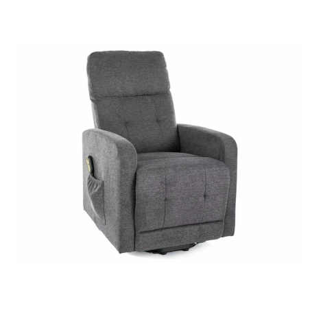 Fauteuil inclinable en tissu "Otus II" - Gris - l 66 x H 100 cm