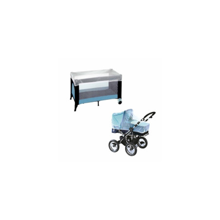Moustiquaire universelle 3 en 1 pour bébé - Transparent - L 130 x l 70 x H 30 cm