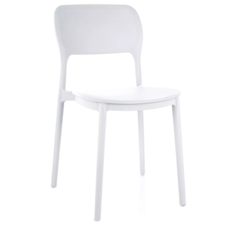 Chaise "Timo" - Gris clair - l 42 x H 82 cm