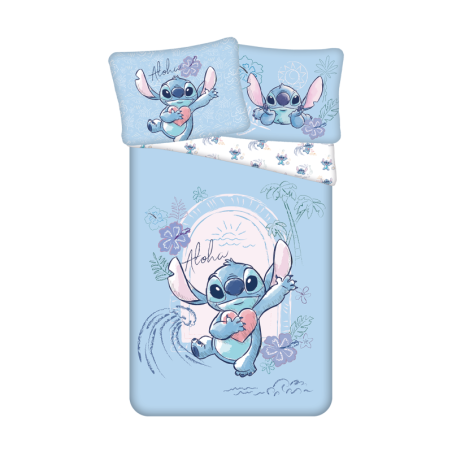 Disney - Parure de lit en coton "Lilo & Stitch : Wave" - 140 x 200 cm