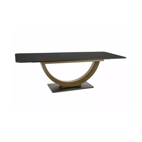 Table à manger extensible "Wilson" - Marron - L 180-240 x l 100 cm