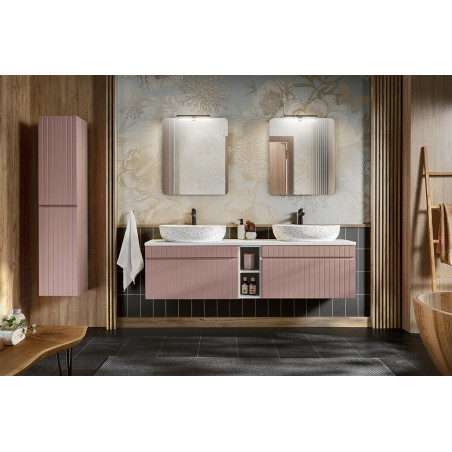 Ensemble complet de salle de bain 180 cm - Emblematic Rose