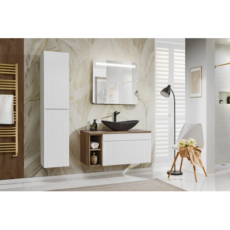 Ensemble de salle de bain complet 100 cm - Emblematic White