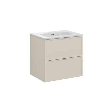 Meuble vasque à encastrer à tiroirs 60 cm - Sublima Cashmere