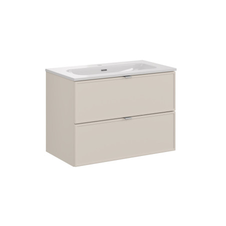 Meuble vasque à encastrer à tiroirs 80 cm - Sublima Cashmere