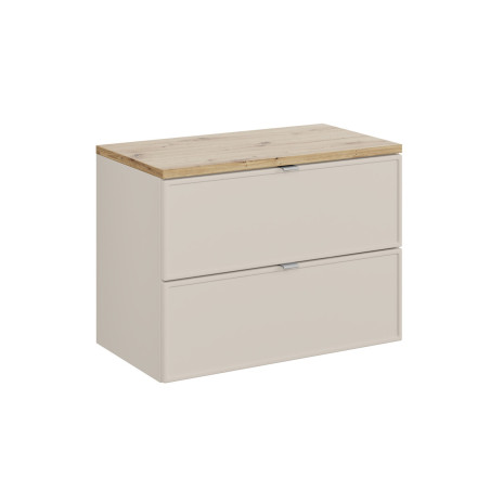 Meuble sous vasque 80 cm + plateau - Sublima Cashmere Artisan