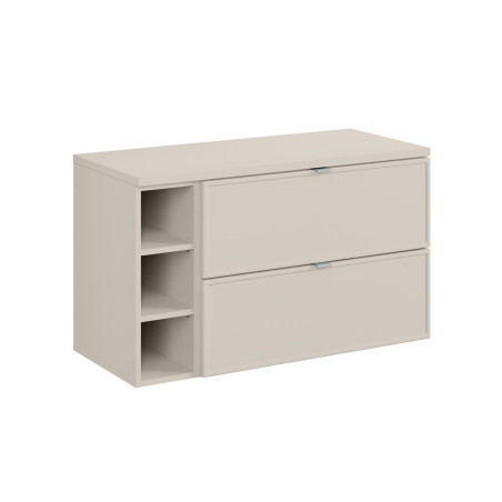 Meuble sous vasque 100 cm + 2 éléments - Sublima Cashmere