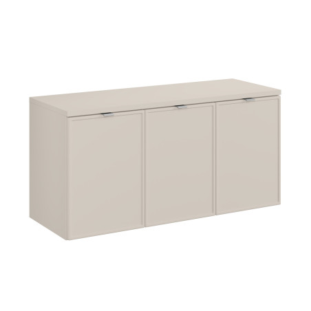 Meuble sous vasque à portes 120 cm + plateau - Sublima Cashmere