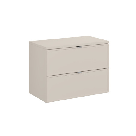 Meuble sous vasque 80 cm + plateau - Sublima Cashmere