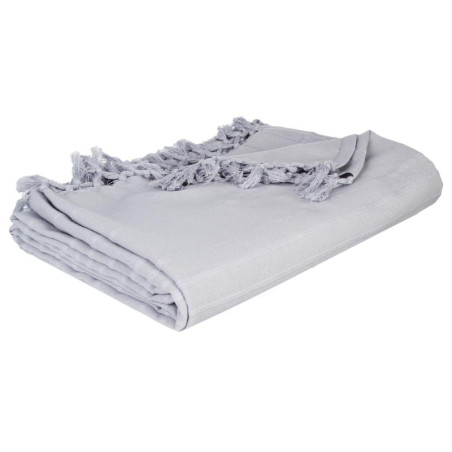 Jeté de lit - Gris clair - l 160 x H 220 cm