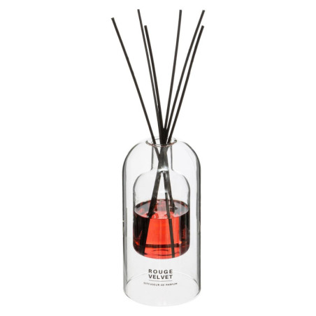 Diffuseur de parfum en verre "Ilan" - Rouge Velvet - 150 ml