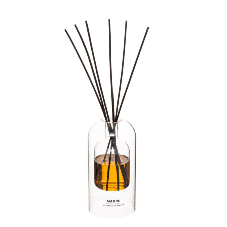 Diffuseur de parfum en verre "Ilan" - Ambre - 150 ml