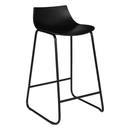 Tabouret de bar "Otac" - Noir - L 47 x P 48,5 x H 82,5 cm