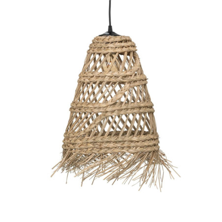 Suspension en roseau "Lahys" - Beige - D 28 x H 48 cm