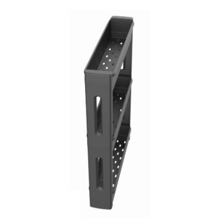Resserre mobilo XS extra étroite - 4 roulettes - Gris anthracite - 55.2 x 12 x H 70.5 cm