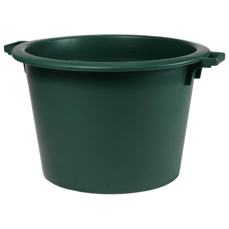 Baquet 110L rond D 70 x h 44 cm - Vert canada - Origine France