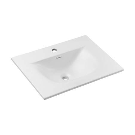 Vasque à encastrer 60cm en Céramique Blanc Mat - Altis - L 61 x P 46 x H 17 cm - Standard