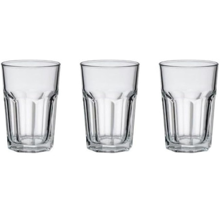 Lot de 3 Verres à Cocktails 35 cl - Mojito Smoothie Sodas Cocktails - 3 x 35 cL